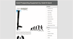 Desktop Screenshot of gold-n-sand.com